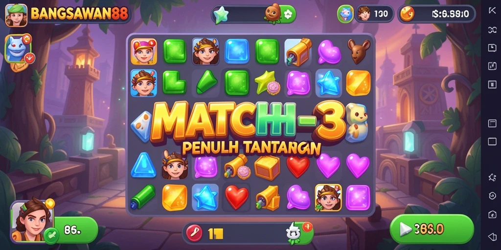 Gameplay seru dan penuh warna di BANGSAWAN88.
