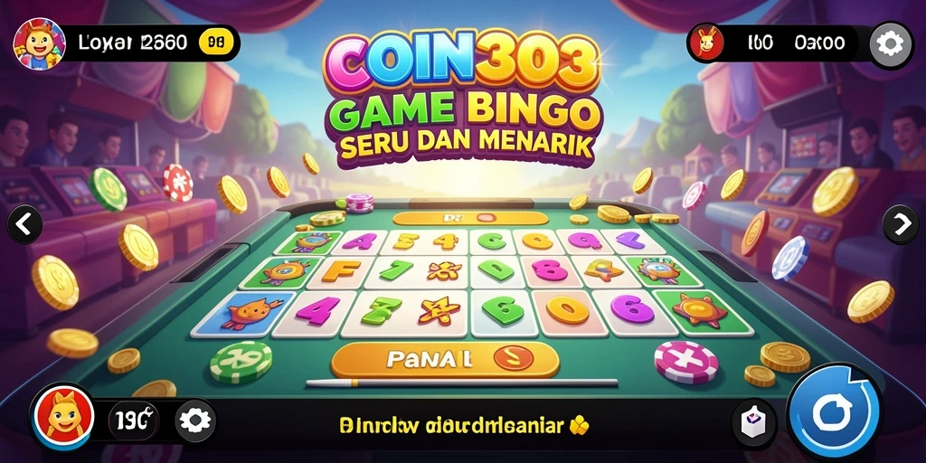 Tampilan gameplay seru dari COIN303 dalam permainan Bingo.