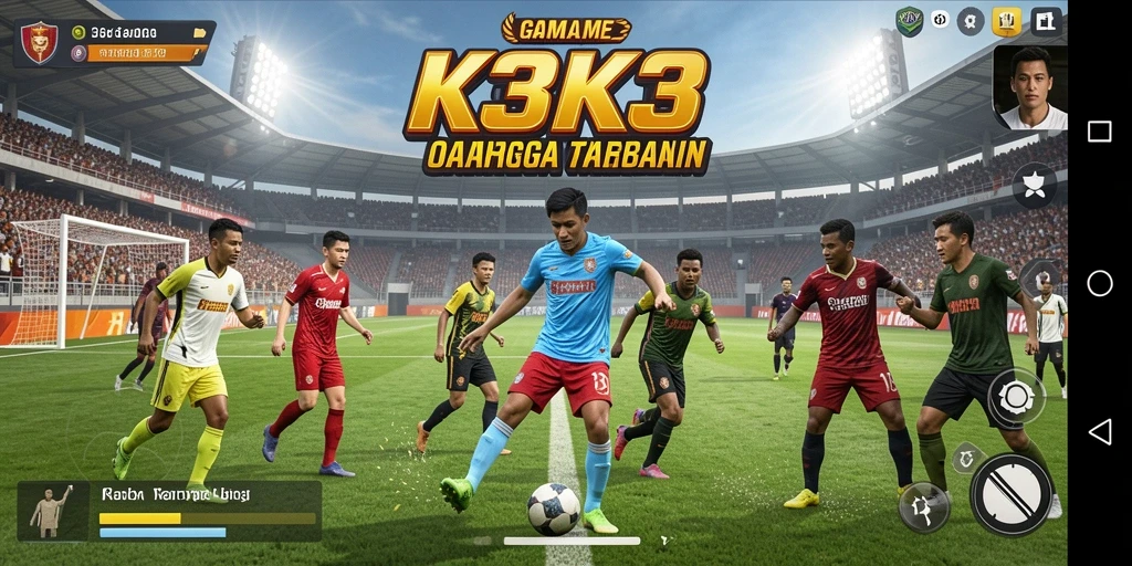 Tampilan gameplay K3K3 yang menyenangkan dan realistis.
