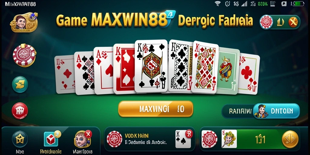 Tampilan gameplay seru dan interaktif dari MAXWIN88.