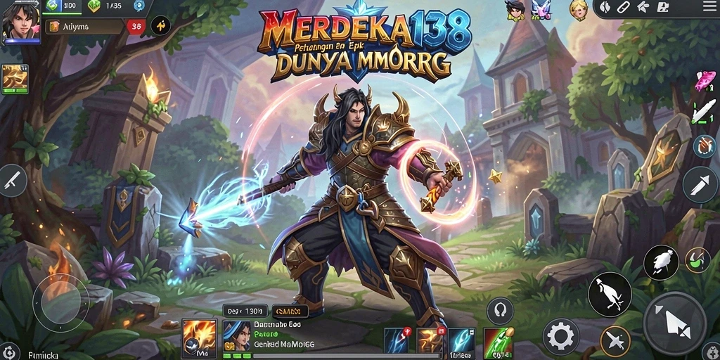 Gameplay mendebarkan dalam MERDEKA138 dengan grafis menawan.