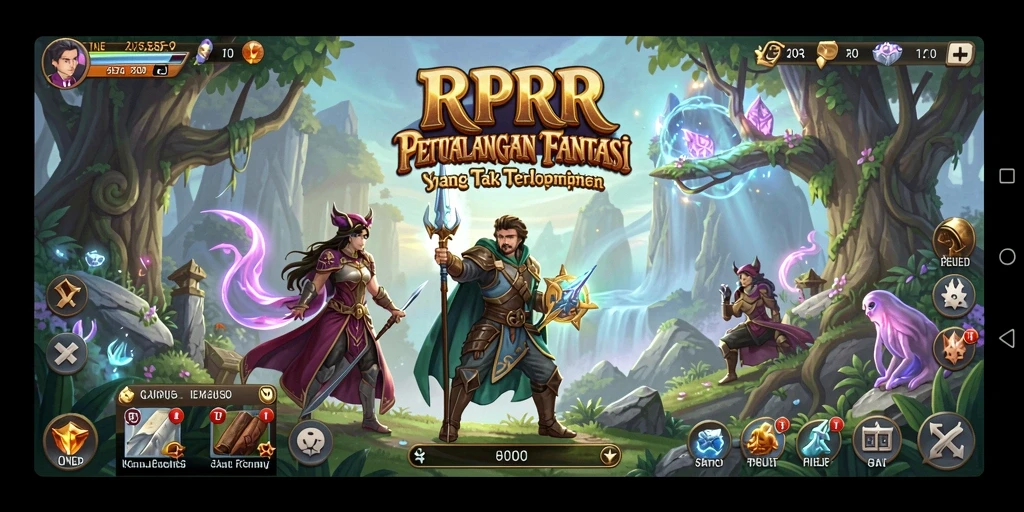 Tampilan gameplay menakjubkan dari RPRR yang memperlihatkan pertempuran epik.